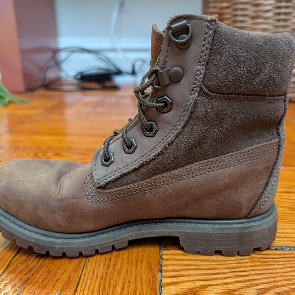 Timberland Waterproof Classic Style Brown Boots Women’s 5.5 - Picture 2 of 7